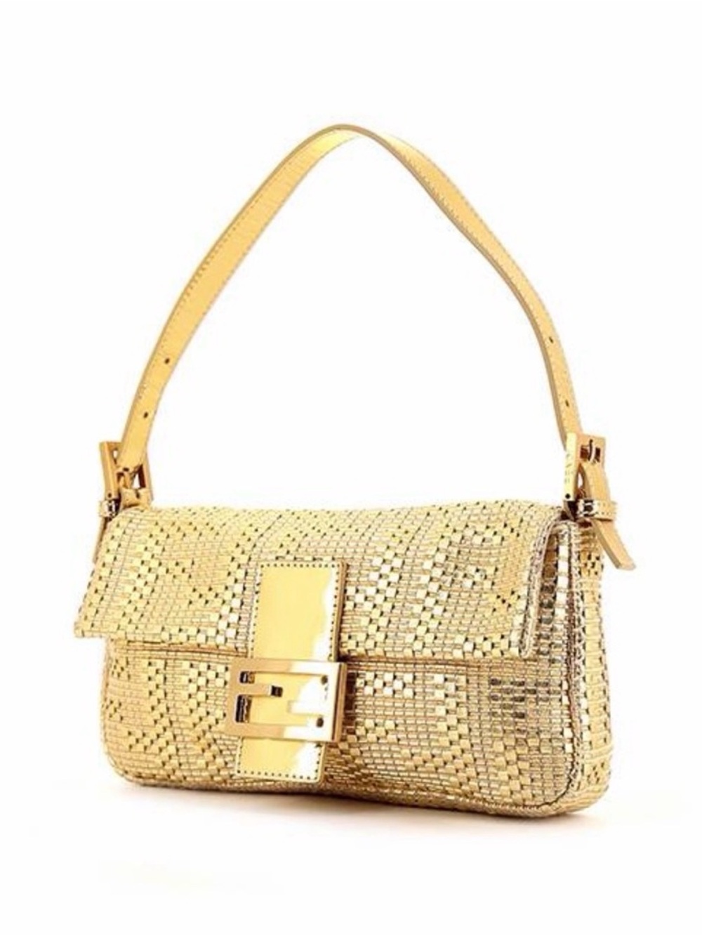 FENDI Baguette in Gold Braided Leather
COLLECTOR PIECE